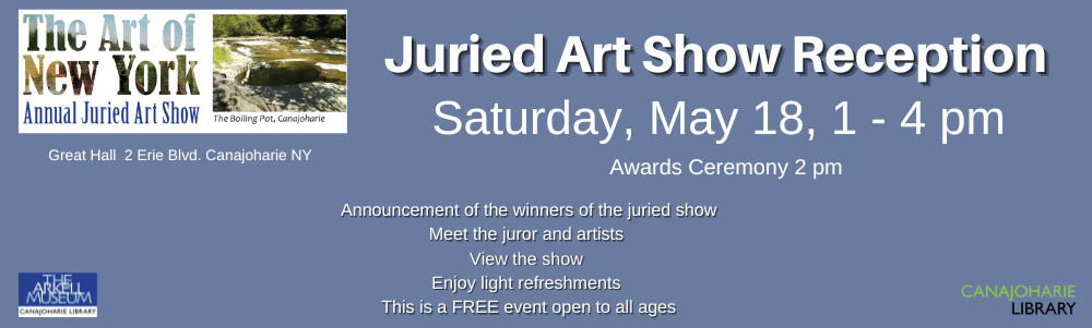 Juried Art Show Reception 1-4pm