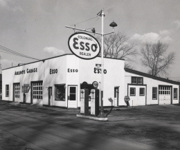 Picture of an Esso gas station