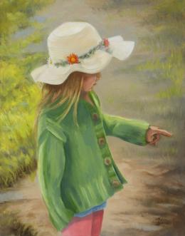 Janet Marie Yeates, Curious, oil